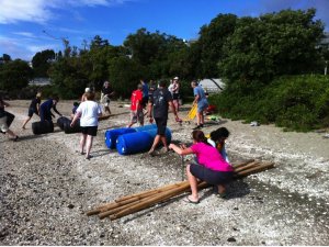 Raft building